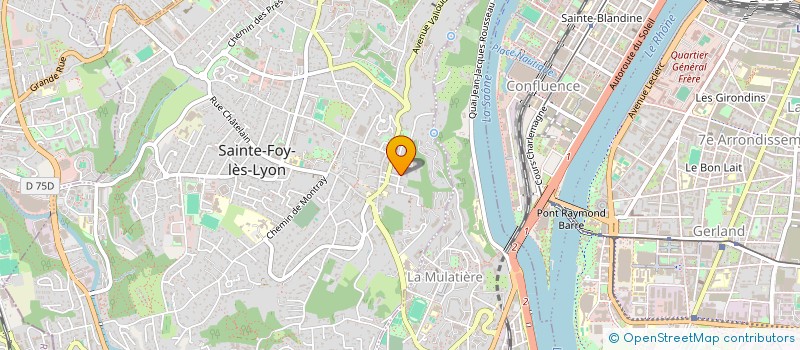 localisation de l'entreprise SCI B2P  SAINTE-FOY-LES-LYON