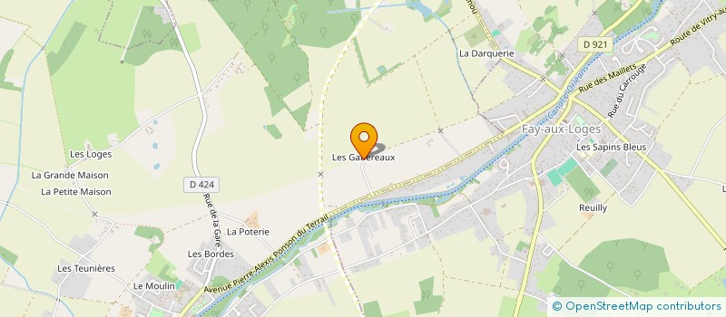 localisation de l'entreprise SCI B2P IMMO  DONNERY