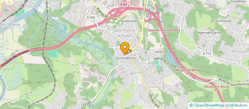 localisation de l'entreprise SCI B2R  SAINT-PIERRE-D'IRUBE