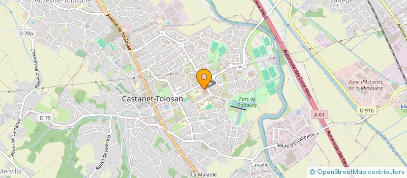 localisation de l'entreprise SCI B2S CASTANET  CASTANET-TOLOSAN