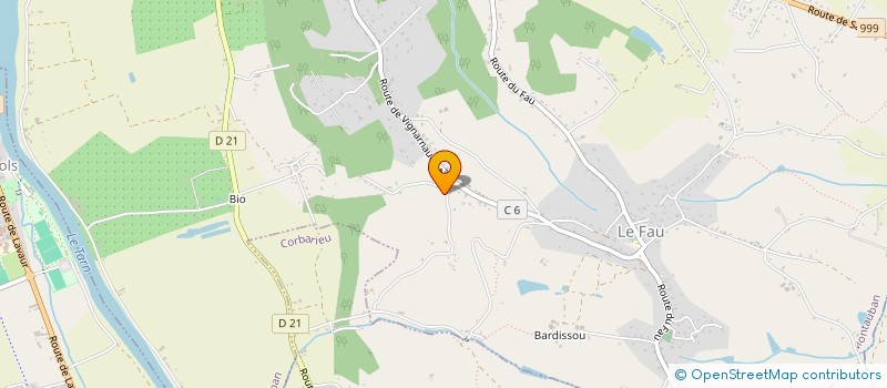 localisation de l'entreprise SCI B2V  MONTAUBAN