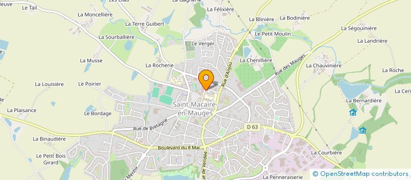 localisation de l'entreprise SCI B3 à SEVREMOINE