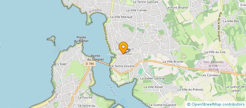 localisation de l'entreprise SCI B3C  SAINT-BRIAC-SUR-MER