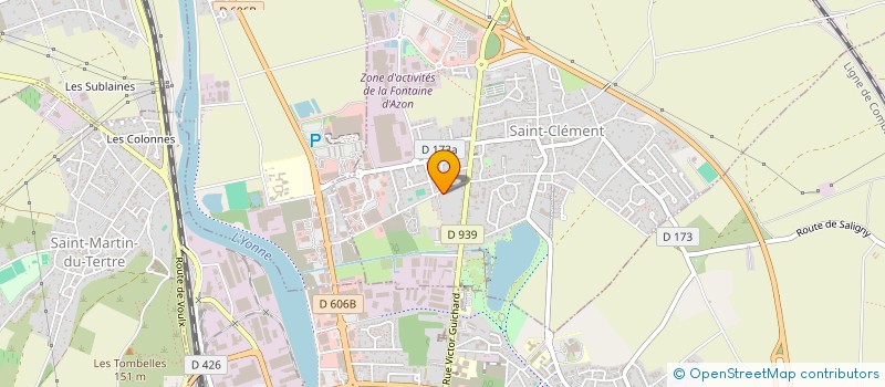 localisation de l'entreprise SCI B3D à SAINT-CLEMENT