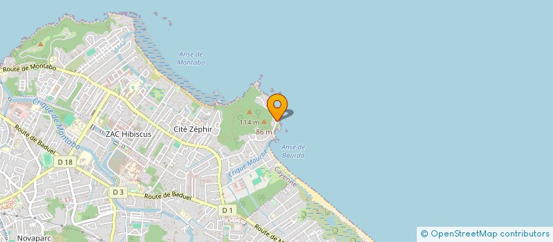 localisation de l'entreprise SCI B3K  CAYENNE