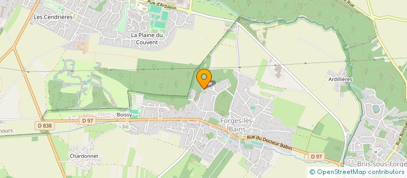 localisation de l'entreprise SCI B3L  FORGES-LES-BAINS