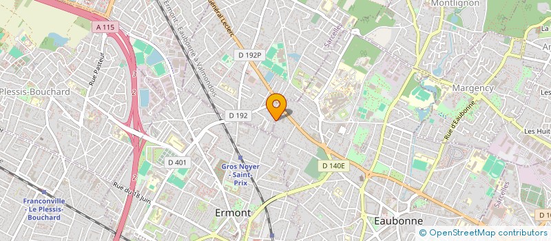 localisation de l'entreprise SCI B3M à EAUBONNE