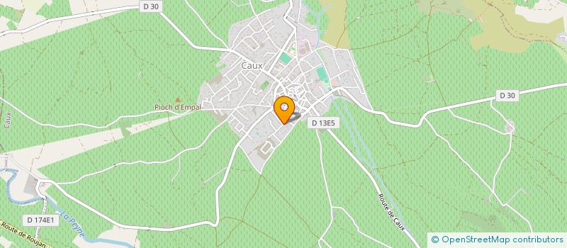 localisation de l'entreprise SCI B4 à CAUX