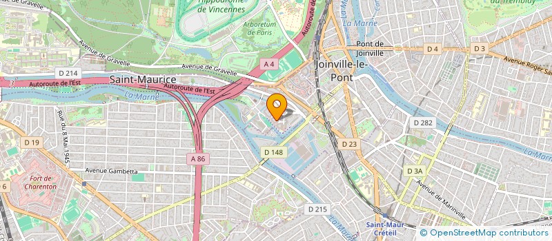 localisation de l'entreprise SCI B4  SAINT-MAURICE