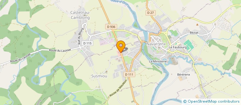 localisation de l'entreprise SCI B4  SUSMIOU