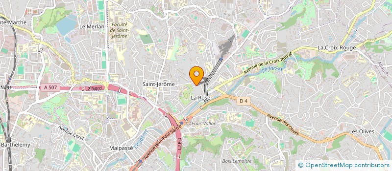 localisation de l'entreprise SCI B4 S  MARSEILLE 13EME