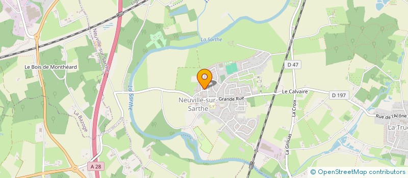 localisation de l'entreprise SCI B5J3  COULAINES