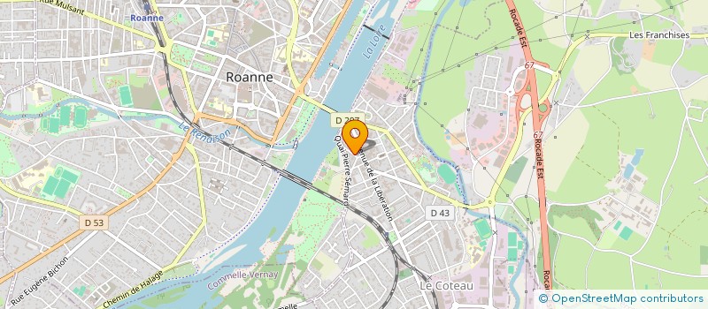 localisation de l'entreprise SCI B75  LE COTEAU