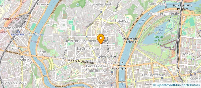 localisation de l'entreprise SCI BA  LYON