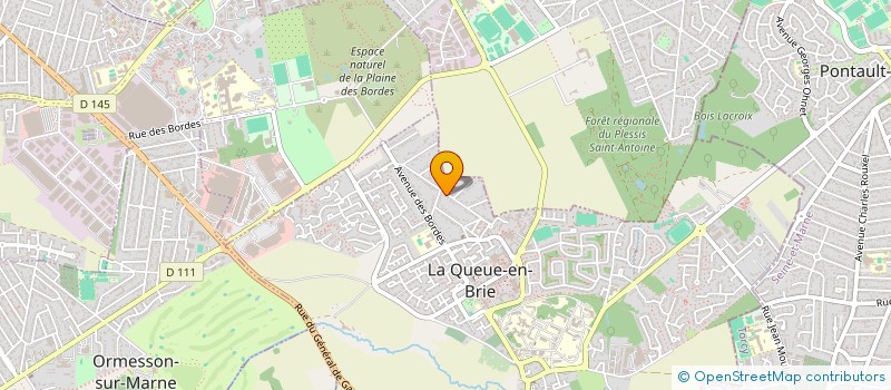 localisation de l'entreprise SCI BA-BY  LA QUEUE-EN-BRIE