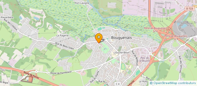 localisation de l'entreprise SCI BA MWEN à BOUGUENAIS