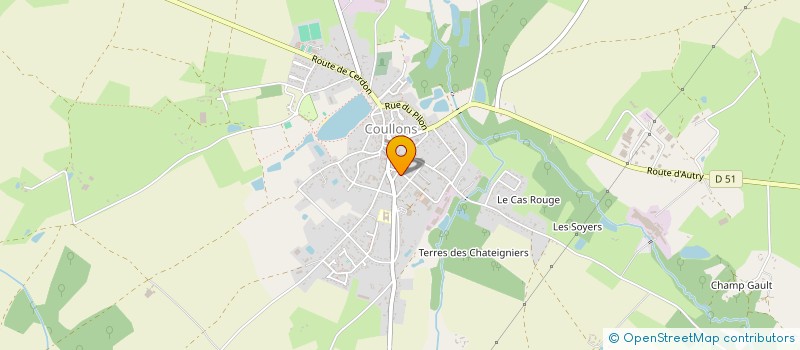 localisation de l'entreprise SCI BA-TO à COULLONS