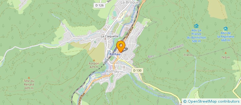 localisation de l'entreprise SCI BAADER  ERNOLSHEIM-BRUCHE