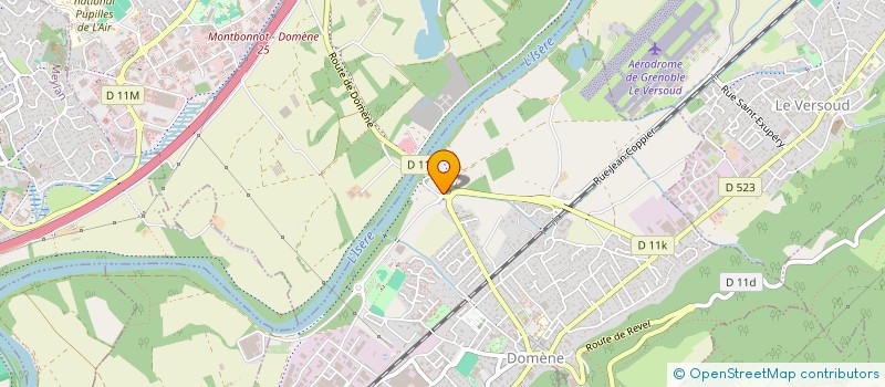 localisation de l'entreprise SCI BAAL- HANESS  DOMENE