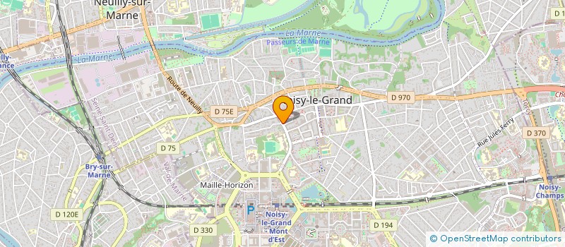 localisation de l'entreprise SCI BAAN DEE  NOISY-LE-GRAND