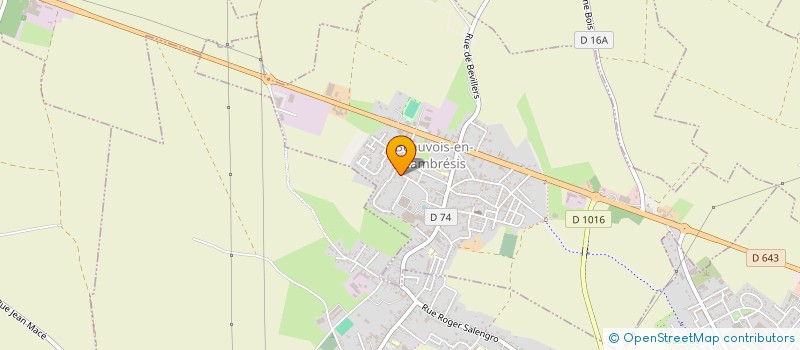 localisation de l'entreprise SCI BAASC  BEAUVOIS-EN-CAMBRESIS