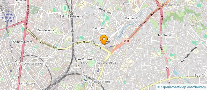 localisation de l'entreprise SCI BAAZIZ à MARSEILLE