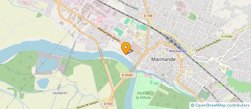 localisation de l'entreprise SCI BAB  MARMANDE