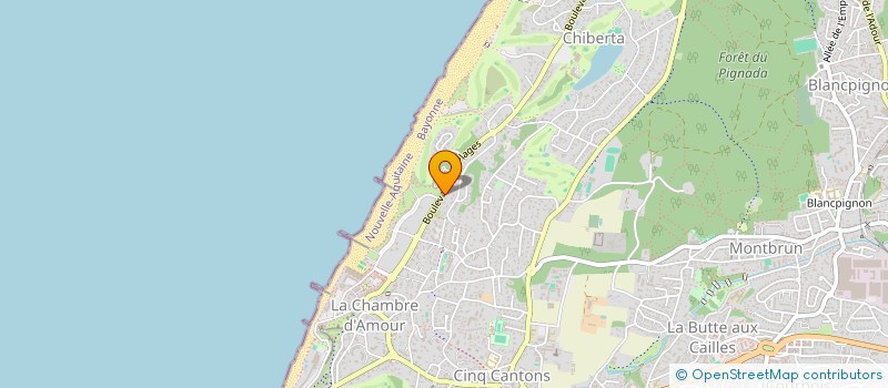 localisation de l'entreprise SCI BAB  ANGLET