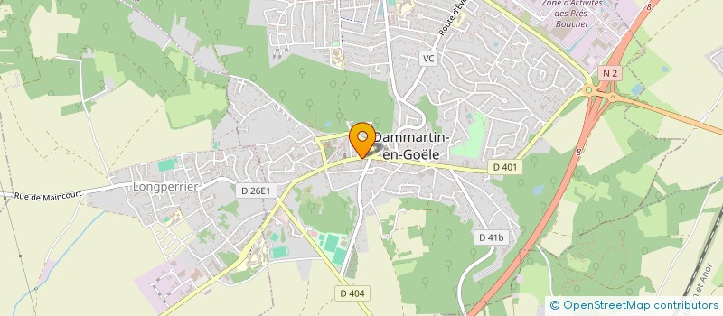 localisation de l'entreprise SCI BABAARSLAN  DAMMARTIN-EN-GOELE