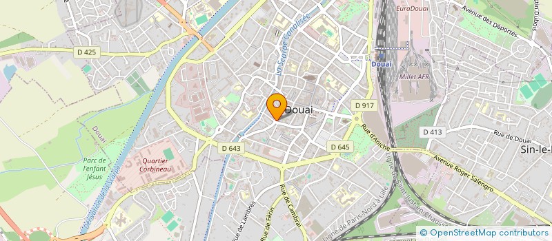 localisation de l'entreprise SCI BABAORUM à DOUAI