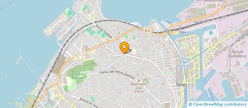 localisation de l'entreprise SCI BABAR  SETE