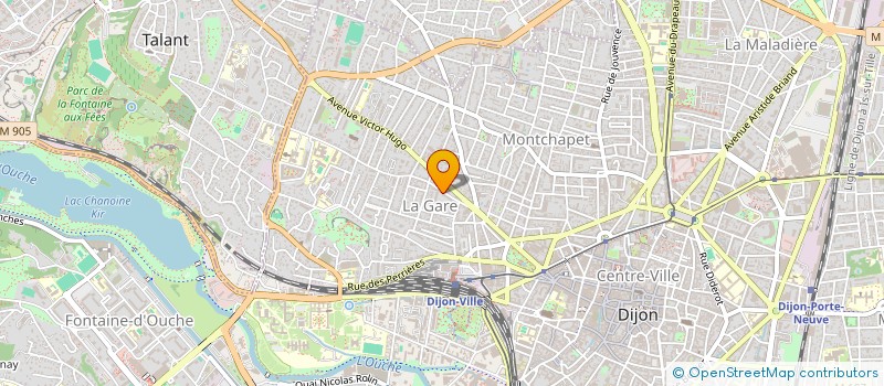 localisation de l'entreprise SCI BABARD à DIJON