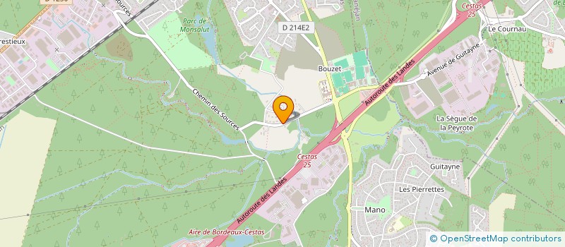 localisation de l'entreprise SCI BABAS  CESTAS