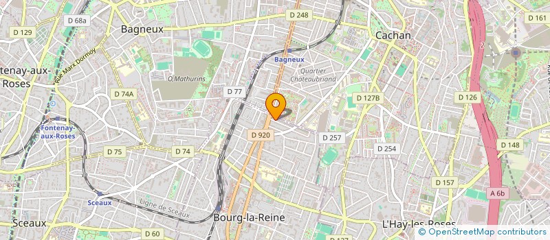 localisation de l'entreprise SCI BABAT à BOURG-LA-REINE