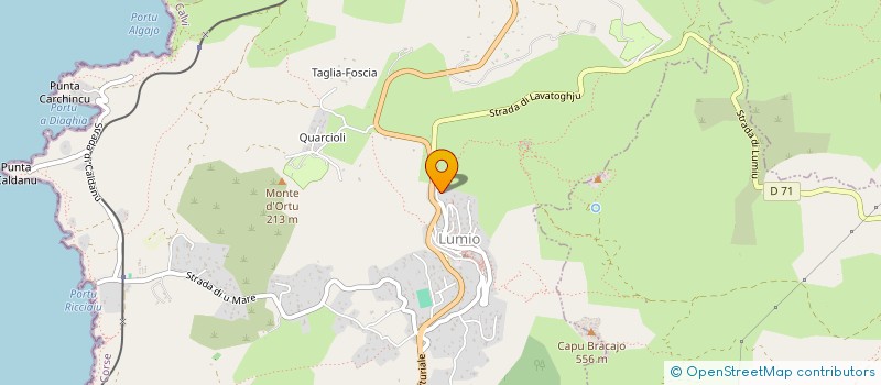 localisation de l'entreprise SCI BABBU à LUMIO