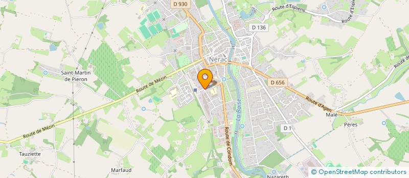 localisation de l'entreprise SCI BABCOCK WANSON NERAC  NERAC