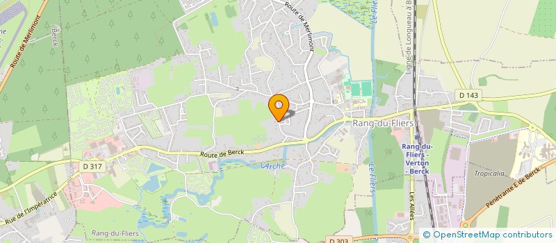 localisation de l'entreprise SCI BABEL  RANG-DU-FLIERS