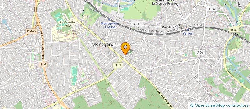 localisation de l'entreprise SCI BABEL à MONTGERON