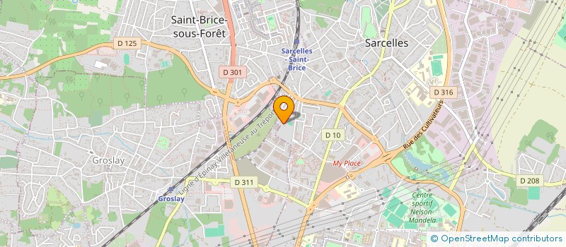 localisation de l'entreprise SCI BABEL à SARCELLES