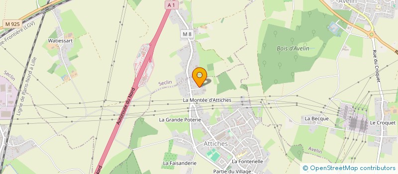 localisation de l'entreprise SCI BABELOUTTE  ATTICHES