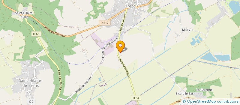 localisation de l'entreprise SCI BABER  VEYSSILIEU