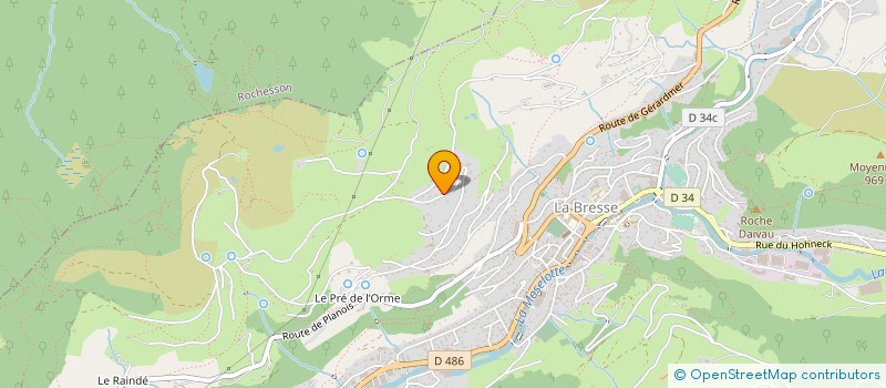 localisation de l'entreprise SCI BABILLAGE  LA BRESSE