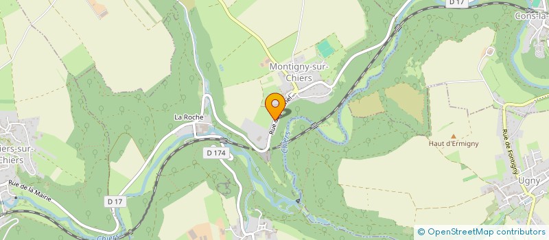 localisation de l'entreprise SCI BABILLON  MONTIGNY-SUR-CHIERS