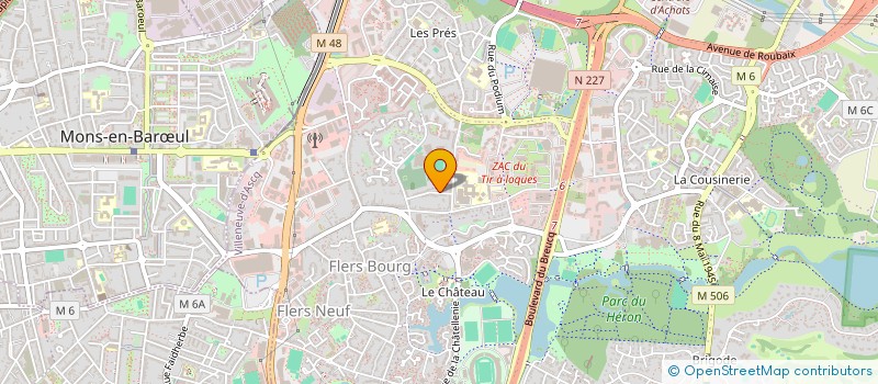 localisation de l'entreprise SCI BABINOT à VILLENEUVE-D'ASCQ