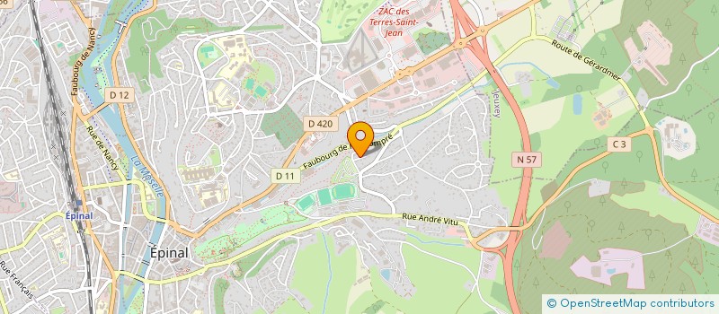 localisation de l'entreprise SCI BABIOLE à EPINAL