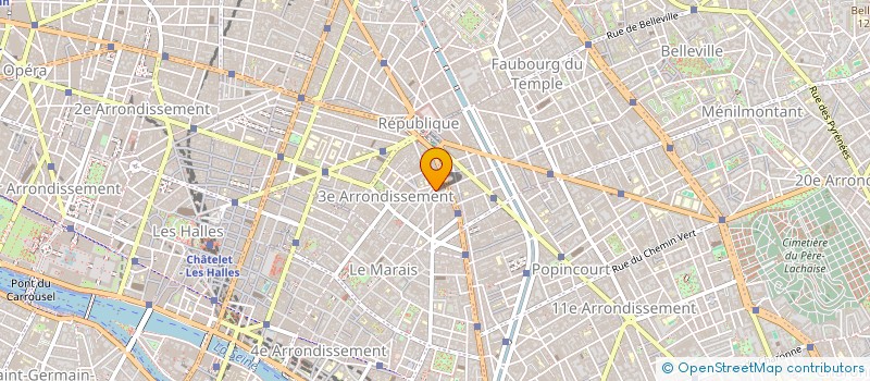localisation de l'entreprise SCI BABIT à PARIS