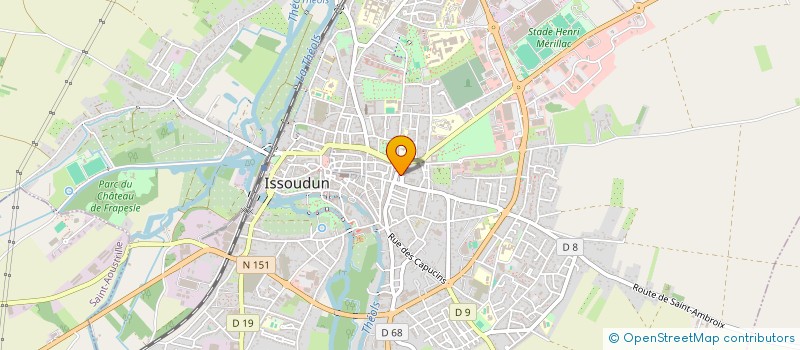 localisation de l'entreprise SCI BABLAND à ISSOUDUN