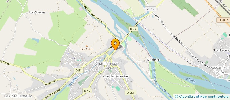 localisation de l'entreprise SCI BABLED à CHATILLON-SUR-LOIRE