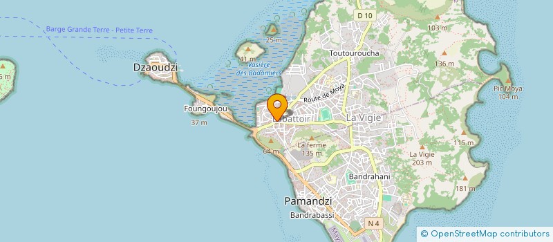 localisation de l'entreprise SCI BABOU à DZAOUDZI