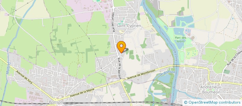 localisation de l'entreprise SCI BABOU  SAINT-CYPRIEN